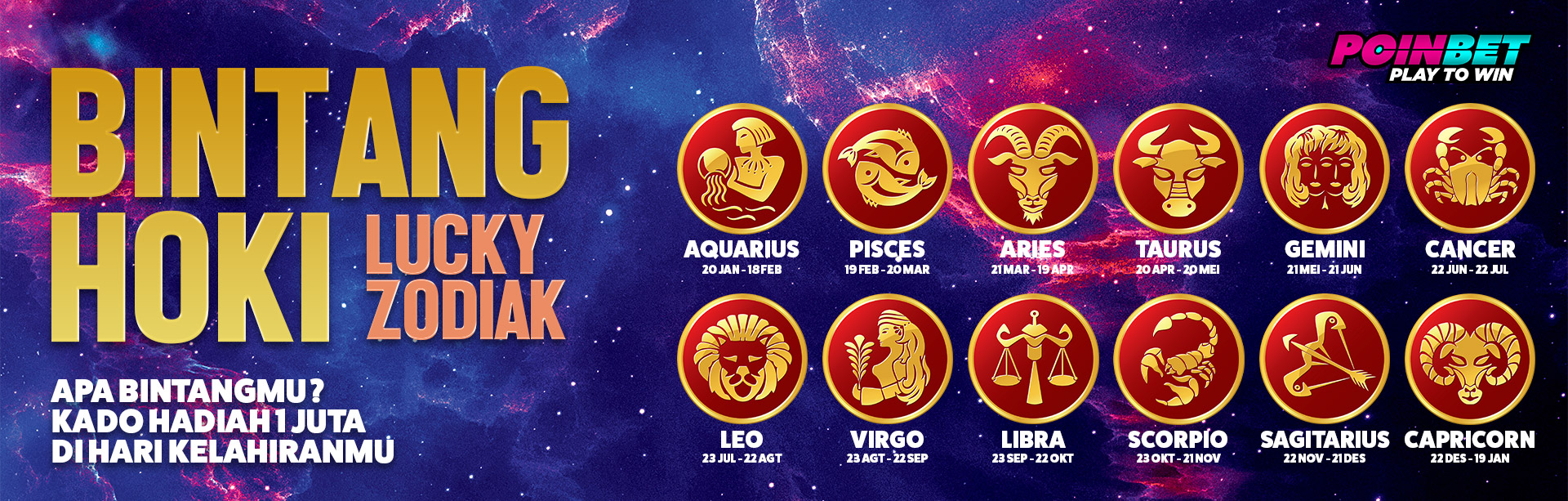 BINTANG HOKI LUCKY ZODIAC